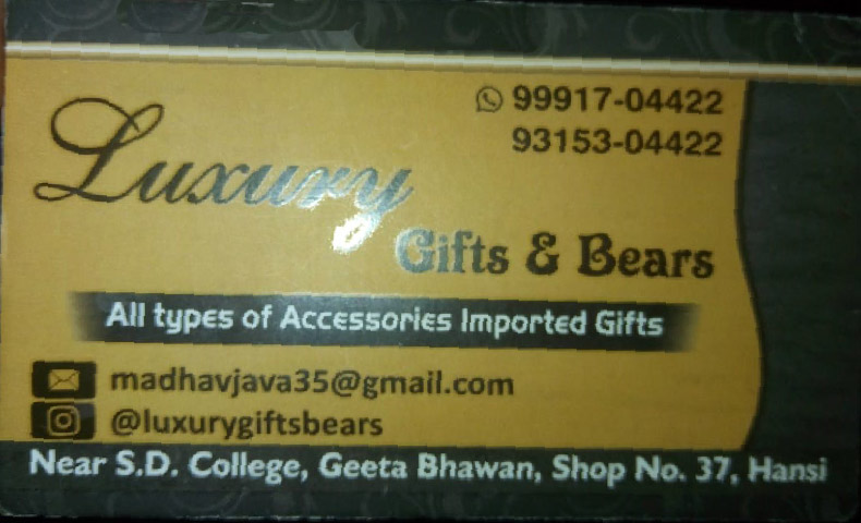 Luxery gift & bears