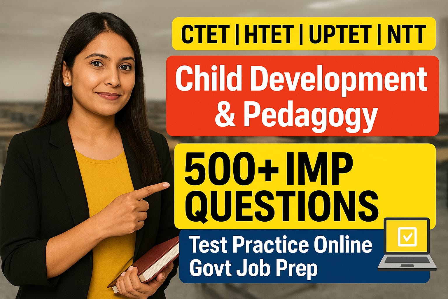 CDP MCQ HTET CTET UPTET REET NTT Exam Preparation